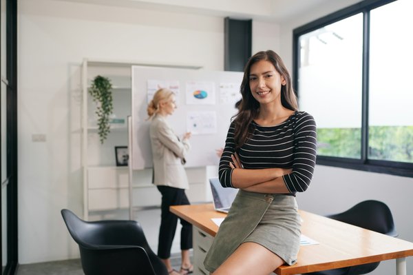 Lutte internationale : Business Femme en action